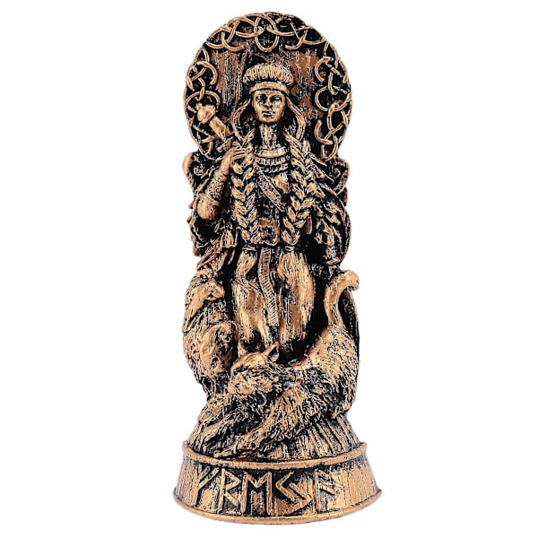 Staty Gudar Snideri Altare Hednisk Asatro Vikingagud Gudinna Skulptur Skandinaviska Panteoner-A