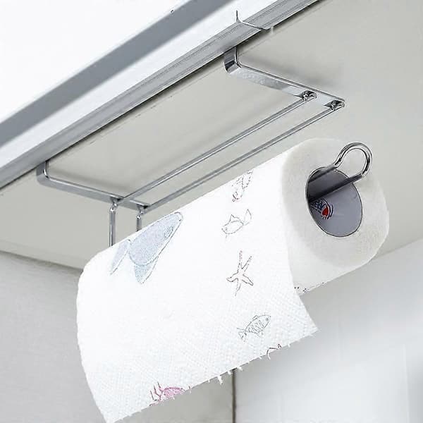 1 stk Papirholder Easy Roll, Metall, Sølv, 26*6.5*9cm