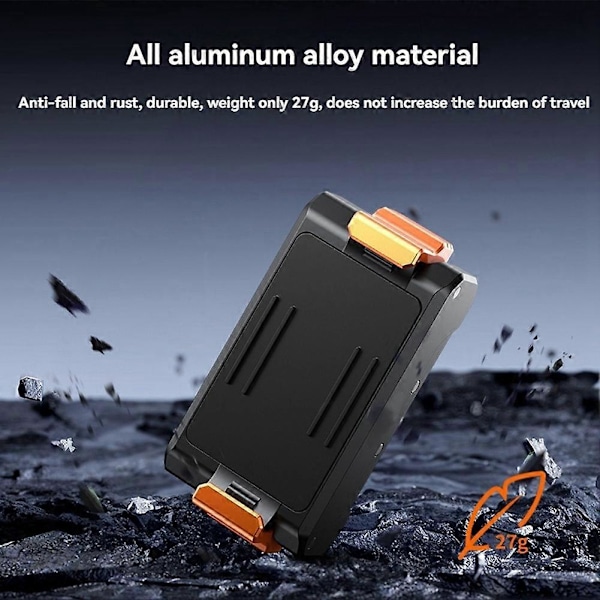 Adapterbas för DJI Action5 Pro/4/3 Dubbelgränssnittsplatta Magnetisk Snabbkopplingsbas