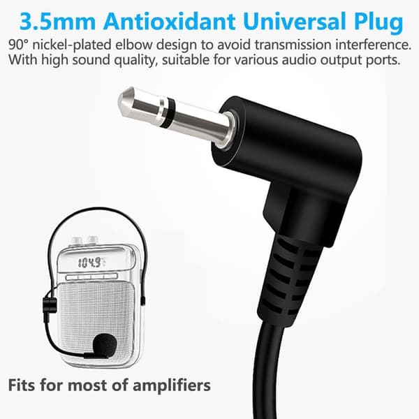 Mini XLR 3 Pins TA3F Plugg Profesjonell Trådløs Hodebåren Mikrofon Headset Mikrofon