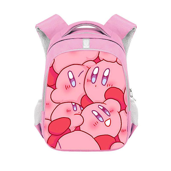 Kirby Barn Ryggsäck Pojkar Ryggsäck Tecknad Anime Studentbok Väska Barn Flickor Skolväska Barn Ryggsäck Födelsedagsfest Present Kirby-19