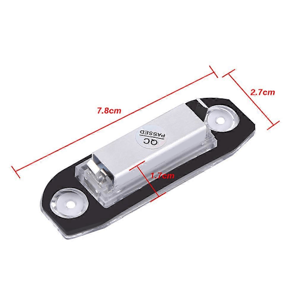 Takarekisterikilven asennusteline valolla 68048605AA sopii Jeep Wrangler JK 07-18