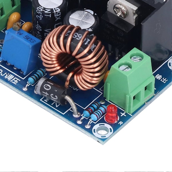 DC Buck Modul Justerbar Strømforsyningskonverter Høy Effekt Spenningsstabilisator 8A 200W XHM400