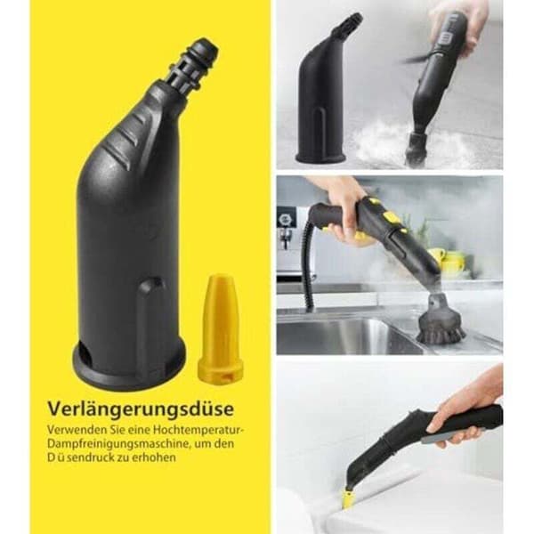 Kärcher 14-dels tilbehørssett - Vedlikehold SC1/SC2/SC3/SC4/SC5 - Hjem - Forlenget/buet dyse, rund børste - Kärcher-eiere