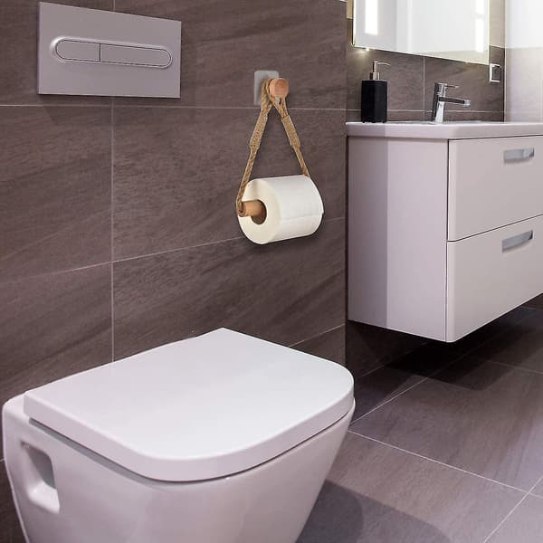 WC-paperiteline ilman porausta