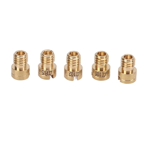10 stk. Hoveddyser for forgasser, metall, 82105 for GY6 50cc 139QMB Scooter Moped