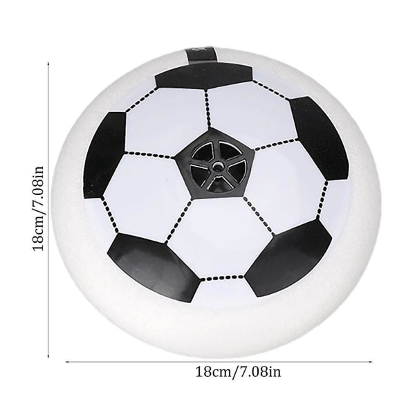 Hover Fotboll Barnleksaker Aktiv glidskiva Hoverball Fjärrkontroll Flytande fotboll med LED-lampor Hundträningsleksaker with light