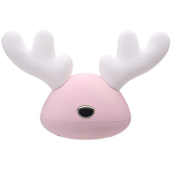 Nattlampa barn baby djur timer led färg (Rosa)