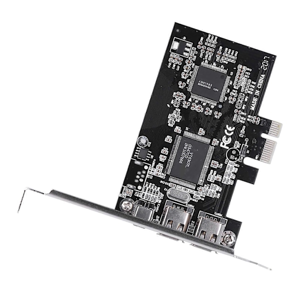 PCI-E PCI Express FireWire 1394a IEEE 1394 Controller Kort med Firewire Kabel