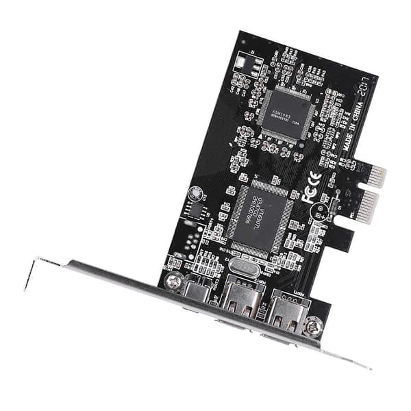 PCI-E PCI Express FireWire 1394a IEEE 1394 Kontrollerkort med Firewire-kabel