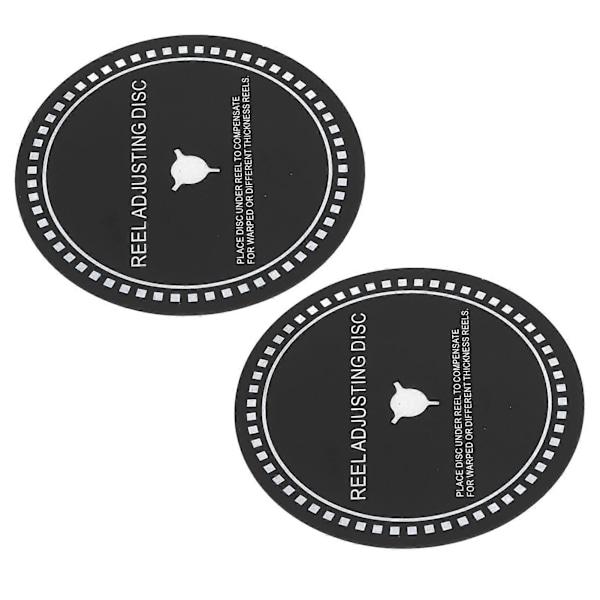 2 st Nab HUB Adapter Spacer 82mm Diameter Ersättning Silikon Spole Justeringsskiva för Revox Studer Revox för Teac Rullbandspelare 0.4mm/0