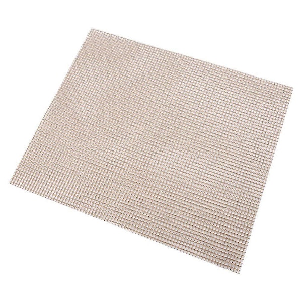 Gjenbrukbar Non-stick BBQ Grill Stekematte Pad Matlaging Baking Utendørs Piknik Steking (Brun)