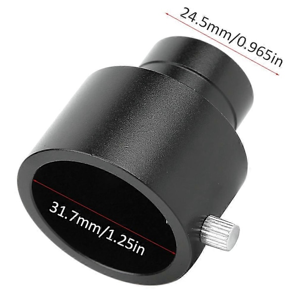 Datyson Astronomisk Teleskop Okular Adapter 0.965in Mount til 1.25in Mount Adapter 5P9952