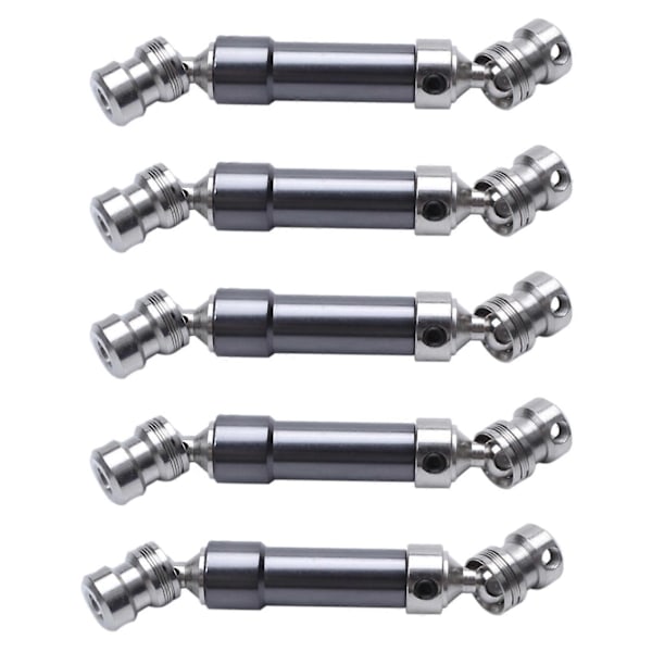 5st Metall Bakre Center Drivaxel CVD Transmissionsaxel för 1:12 12428 12423 RC Bil Öken Buggy