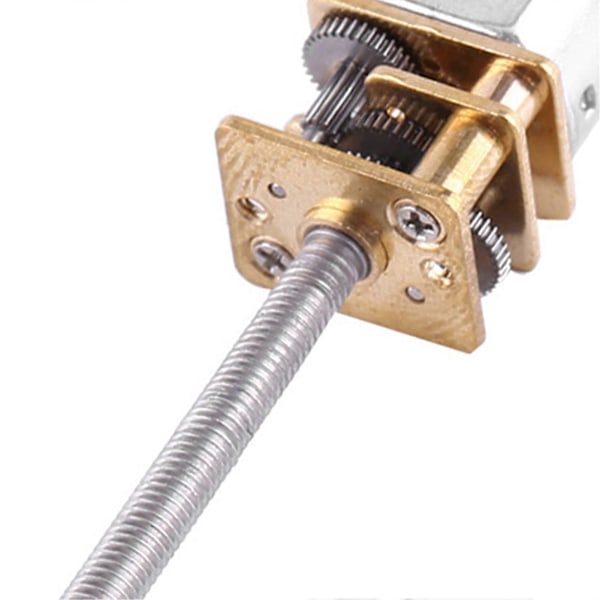 6V Växelmotor med Lång M3*55MM Gängad Utgående Axel (30RPM)