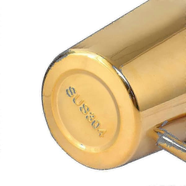 300ml Termoskopp i Rustfritt Stål med Bærehåndtak - Gull