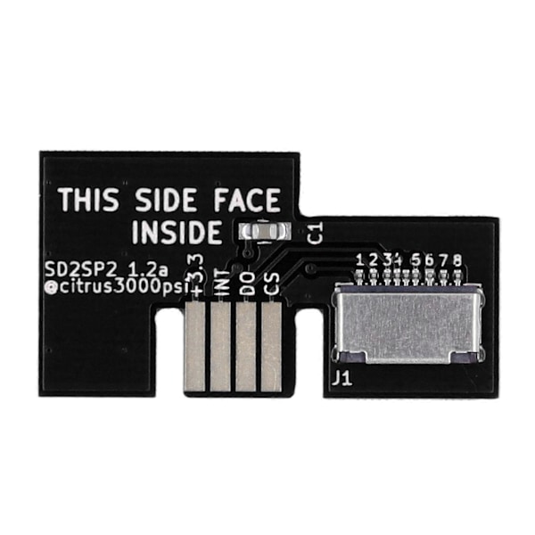 til RPi Picoboot FPC Flex Ribbon Kabel med SD2SP2 SDLoad SDL Adapter til NGC DOL001 Spillekonsol Sort