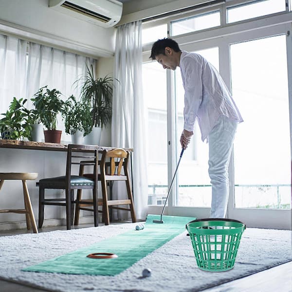 Leksakskorgar Barn Lekhink Golf Range Korg Behållare Stadion Tillbehör Plast Range Korgar