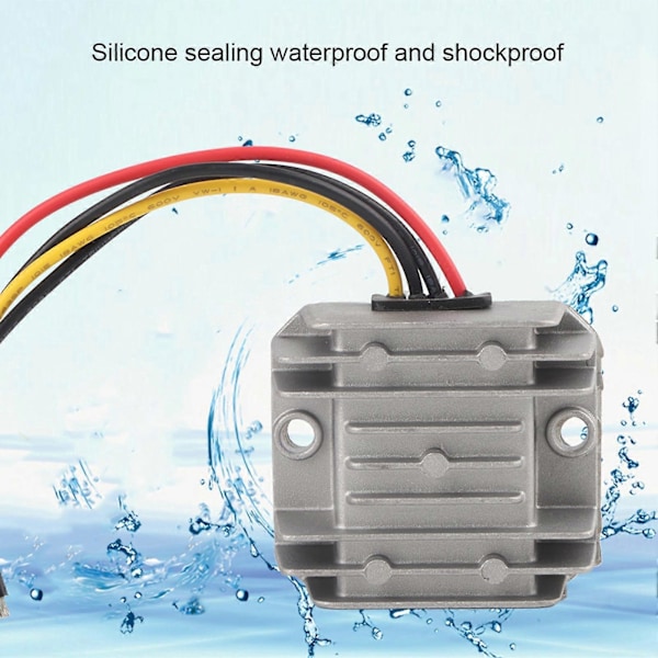 12V till 48V Strömomvandlare Regulator Vattentät Strömomvandlare Inverter 1A4L