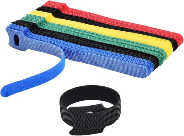 Återanvändbara fästband, justerbara