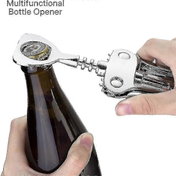 Zinklegering Premium Vingkorkskruv Vinflasköppnare, Multifunktionell