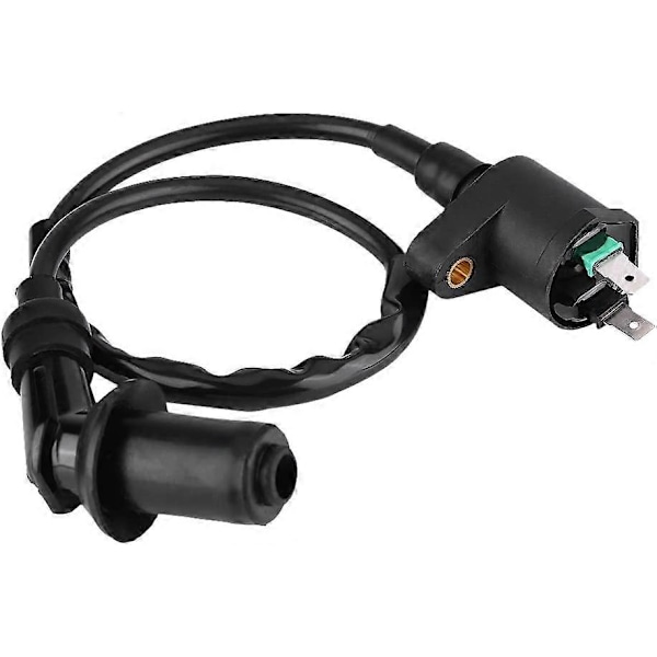 (Sort) Tændspole Tændrør Motorcykel Tændspole Til GY6 50CC 125CC 150CC ATV Scooter Motor Knallert Dirt Bike Go Kart