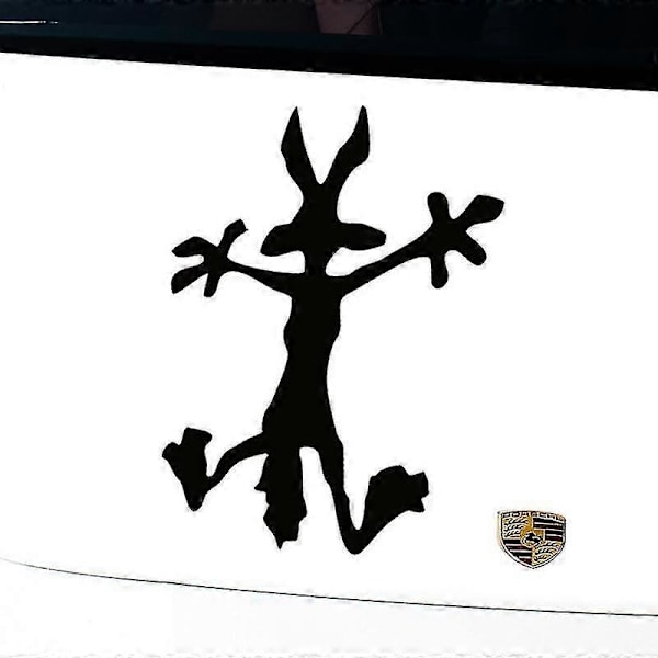 Coyote Splat Vinyl Klistermærke Decal Til Bilrude 20*28cm
