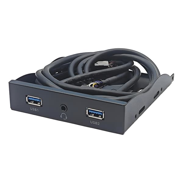USB3.2 GEN1 diskettedrev HD-AUDIO lyd 3,5-tommer panel 19PIN til A-port 4-sektions hovedtelefonstik
