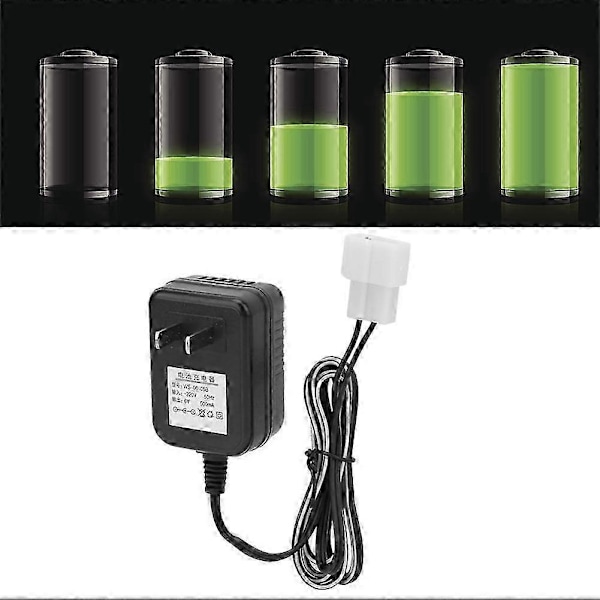 6V 500mA Væglader AC Adapter Batterioplader til Børne Elbil Legetøj hwy