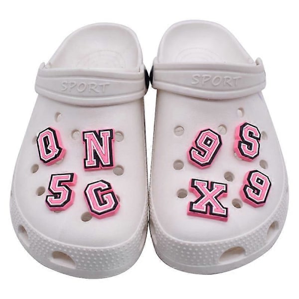 37 st Crocs Jibbitz Bokstäver Anpassa dina Crocs med One-Size Jibbitz