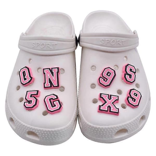 37 stk. Crocs Jibbitz Bogstaver Tilpas dine Crocs med One-Size Jibbitz