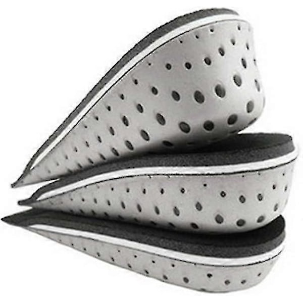 Åndbar Memory Foam Højdeforøgende Indlægssål Usynlig Hælløft