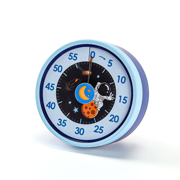 Kjøkkentimer i rustfritt stål, magnetisk mekanisk timer, tidsstyring for studenter, roterende nedtelling med alarm