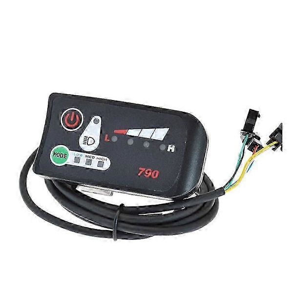 36V Elektrisk Køretøj Elektrisk Cykel Meter LED Strømdisplay 6 Km Booster Meter 790 Meter