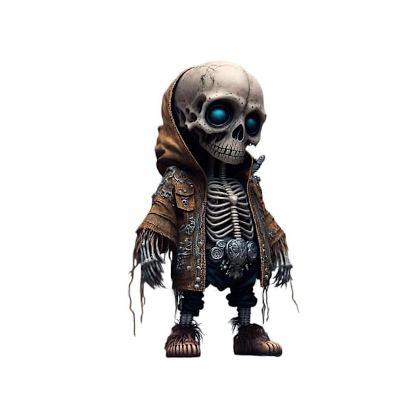 Halloween Seje Skelet Figurer, Skelet Dukke Resin Håndværk Ornament Til Skrivebord