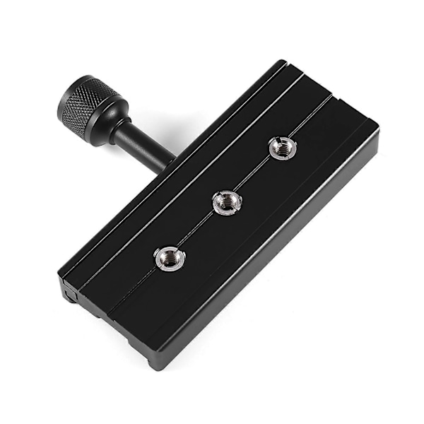 Svart QR-120 Klemmeadapter For Hurtigutløserplate 1/4\" 3/8\" for Arca SWISS RSS Stativ