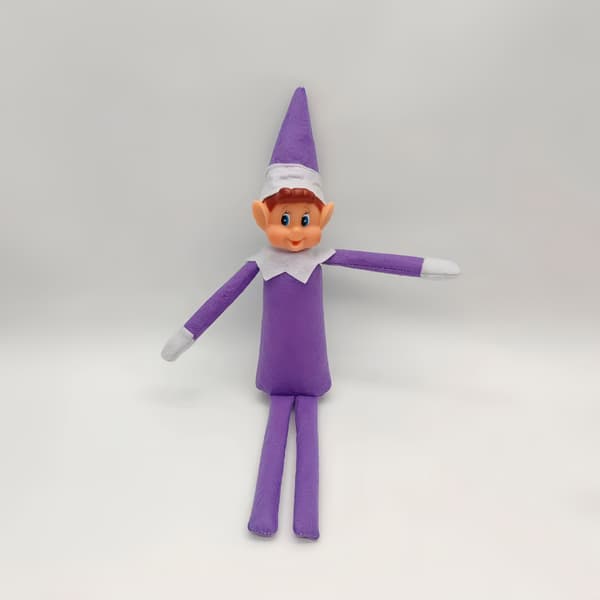 Ny Julalv Docka Julgransprydnad Purple