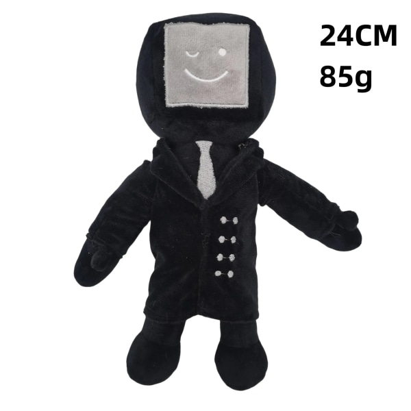 28cm Skibidi Toalett Plyschleksak Ny Skibidi Doll Mjukleksak Skibidi Ja Ja Dop Bop Camara Kamera Man Plyschleksak Blue