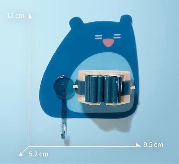 Moppkrok Uten Hull Wc Baderom Krok Kost Henger Solid Viskose Veggmontert Moppkrok Klips