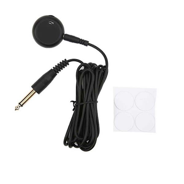 Mini Piezo Pickup Kontaktmikrofon Transducer för Akustisk Gitarr Violin Ukulele