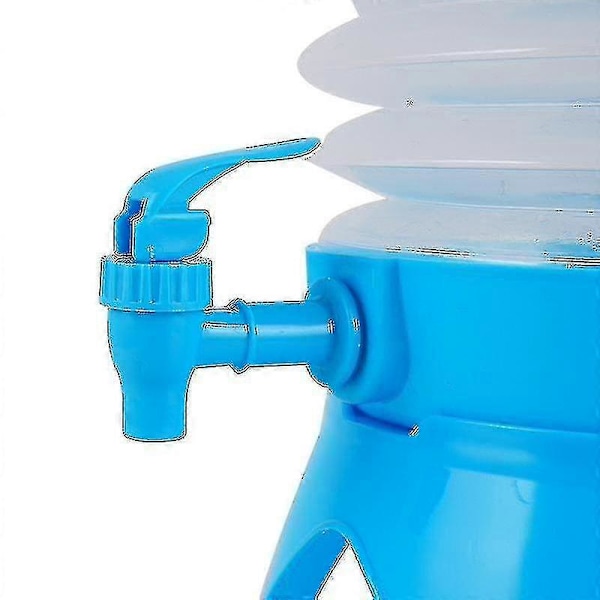 5l Utomhus Hopfällbar Vattenbehållare Camping Vikbar Vattenhink Fiske Resor Öl Juice Dricksvattenförvaring Kranhink