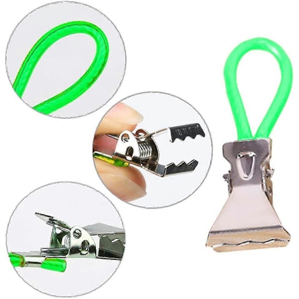 5 Metal Køkkenrulleholder Clips til Køkken og Badeværelse