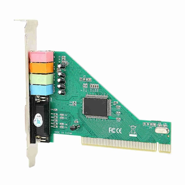 PCI Äänikortti 4.1 Kanavaa Tietokoneen Pöytäkoneeseen Sisäinen Ääni Karte Stereo Surround CMI8738