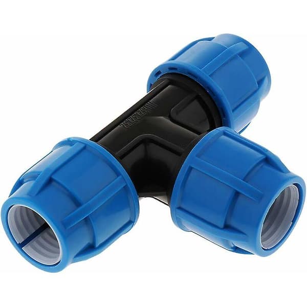 Delar & Tillbehör Trädgårdsslang T-Koppling Plastkoppling Trädgårdsslangskoppling Slangkoppling - 32mm