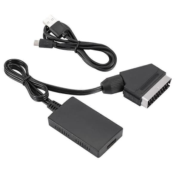 Scart till Kompatibel för High Definition Multimedia Interface Adapter Converter med Kabel Scart in Kompatibel för High Definition Multimedia Interface