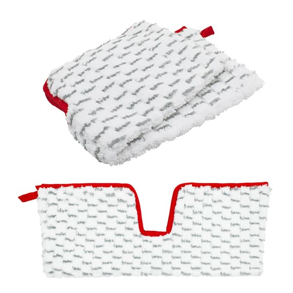 3-pack för O-Cedar H2pro platta mopprengöringsdynor, våt och torr, mikrofiber moppbytesduk