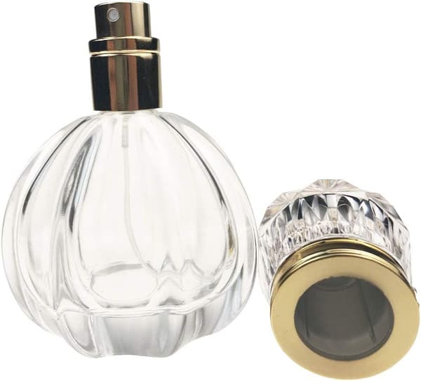 Gresskarformet, klart glass, fin tåke
