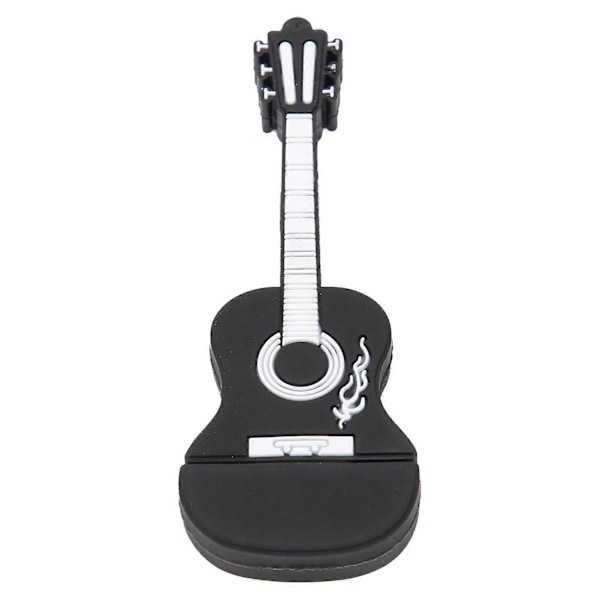 USB-minnebrikker Gitarutseende Kapasitet Valgfritt Kompatibelt System Minnekort for Datalagring Overføring 16GB