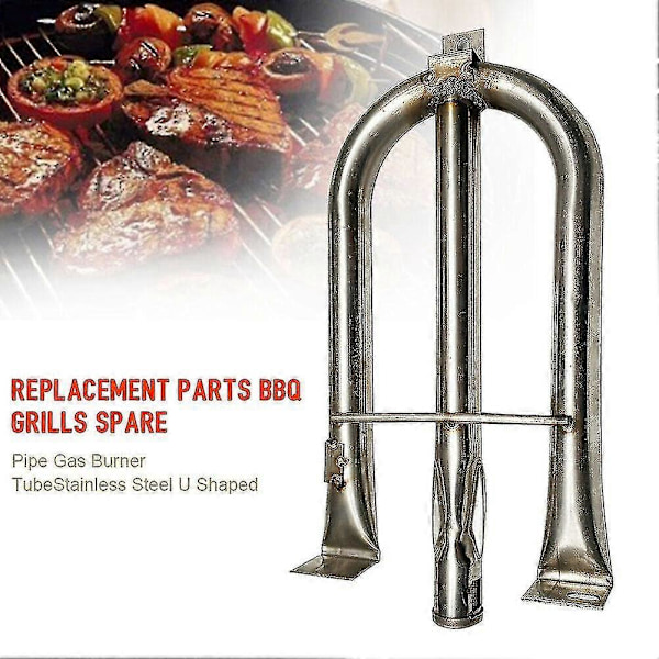 Reservedele Gasbrænder Rør Holdbart Rustfrit Stål Grill U-formet