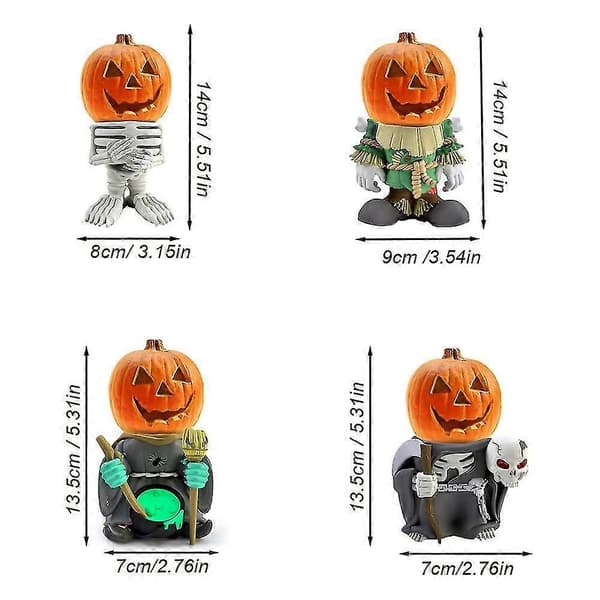 Halloween Glødende Græskar Ridder, Halloween Græskar Ridder Statue, Græskar Ridder Statue Halloween